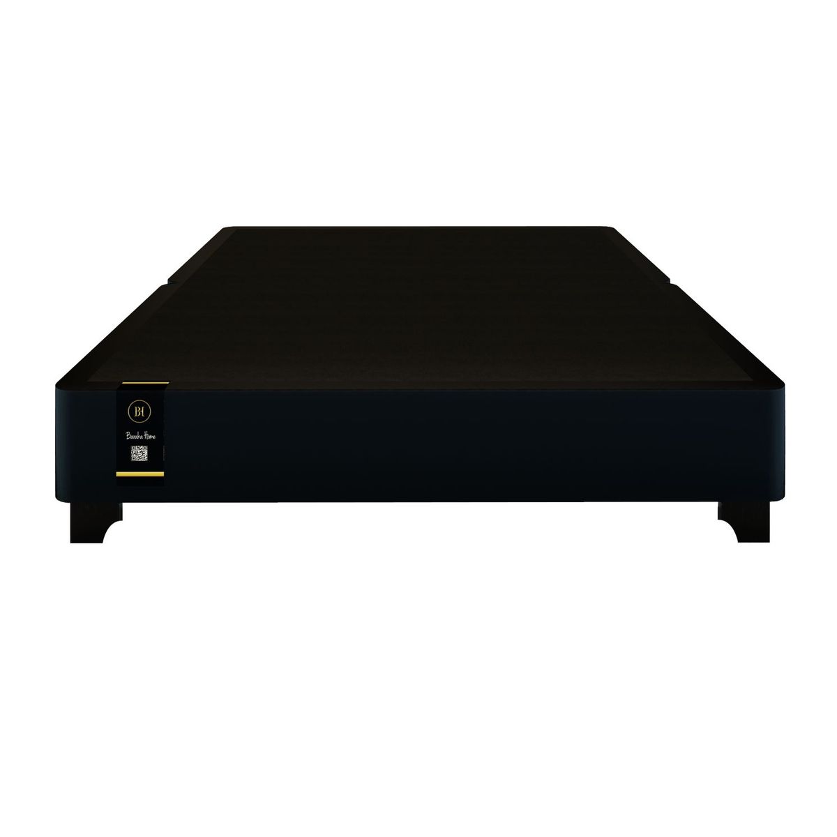 BARAKA HOME - Base De Cama Luton Queen Americano 153 x 203 2 Piezas - Negro