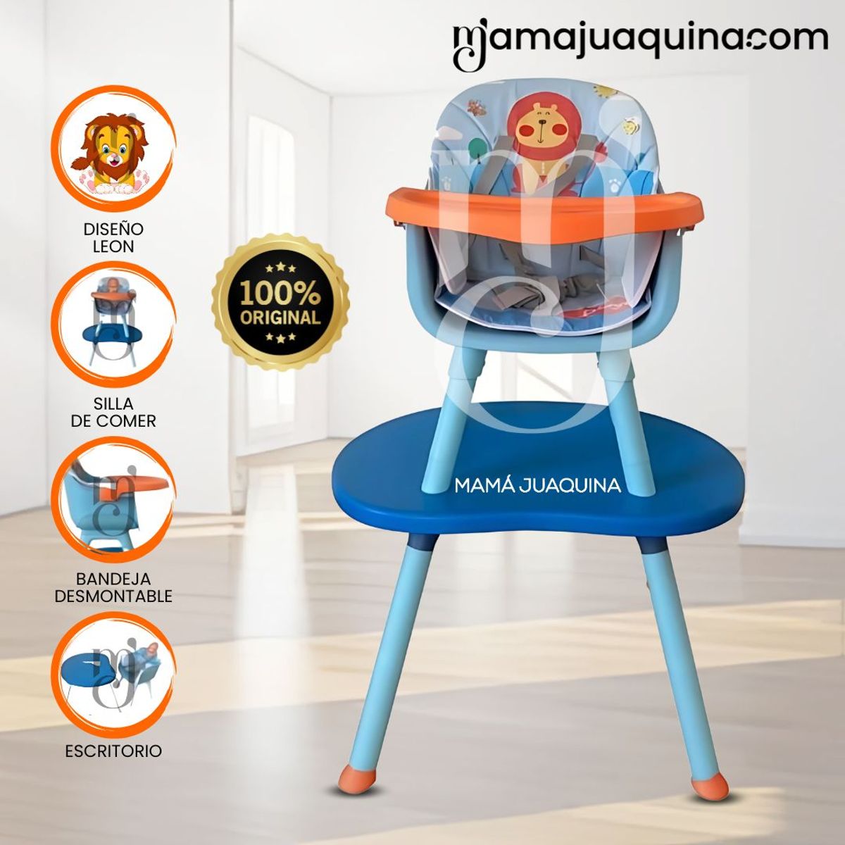 BABY KITS - Silla Carpeta 3 En 1 Bistro LEON