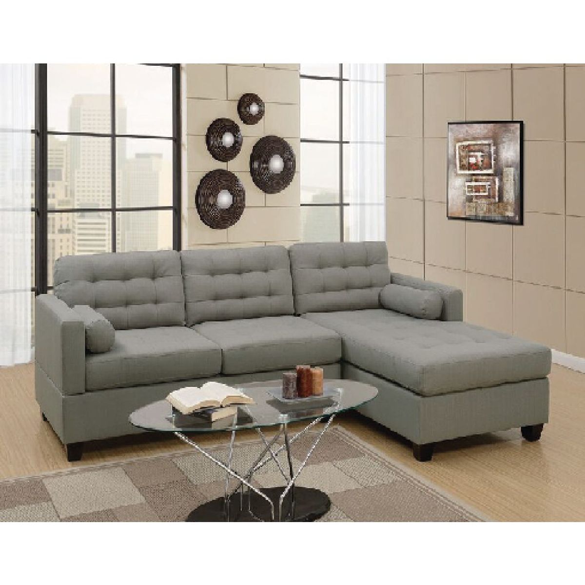 ALTO HOGAR - Seccional Arante Derecho Alto Hogar Gris Claro