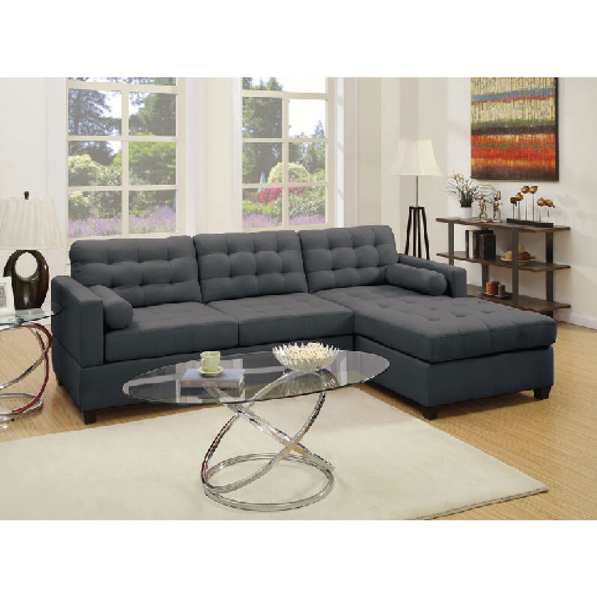 ALTO HOGAR - Seccional Arante Derecho Alto Hogar Gris Oscuro