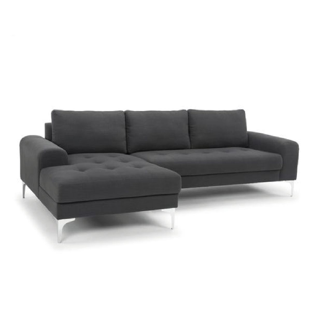 ALTO HOGAR - Seccional Izquierdo Fiorella Alto Hogar Gris Oscuro