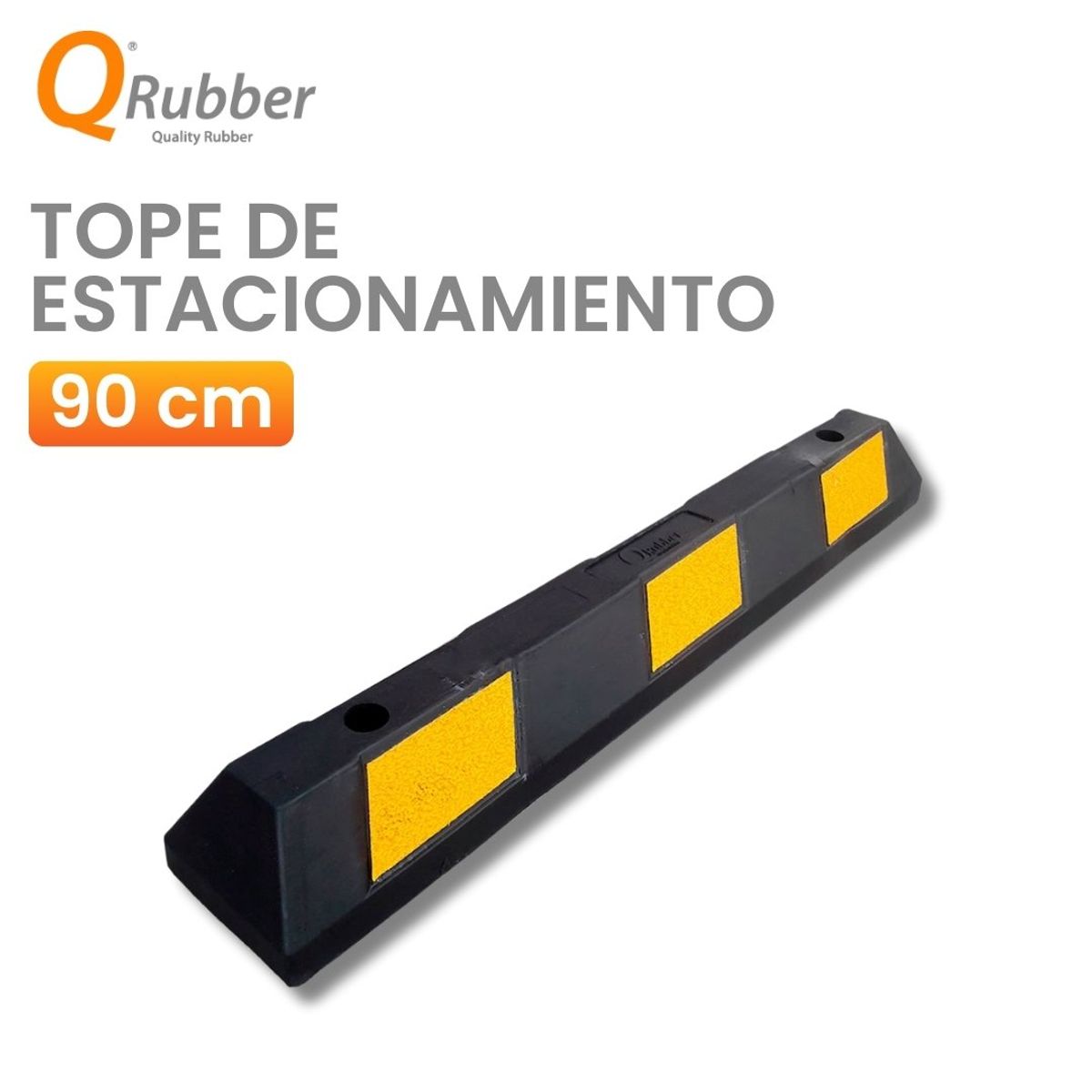Tope De Estacionamiento 90 cm - Qrubber, marca QRUBBER - Foto Principal