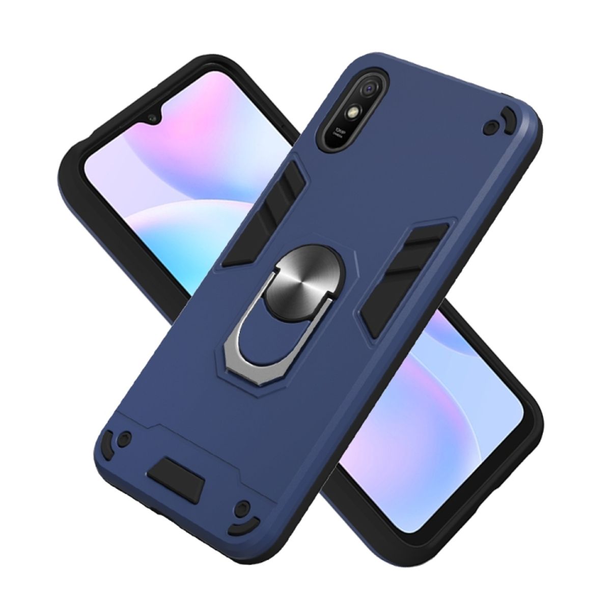 GENERICO - Case funda armor azul xiaomi redmi 9a