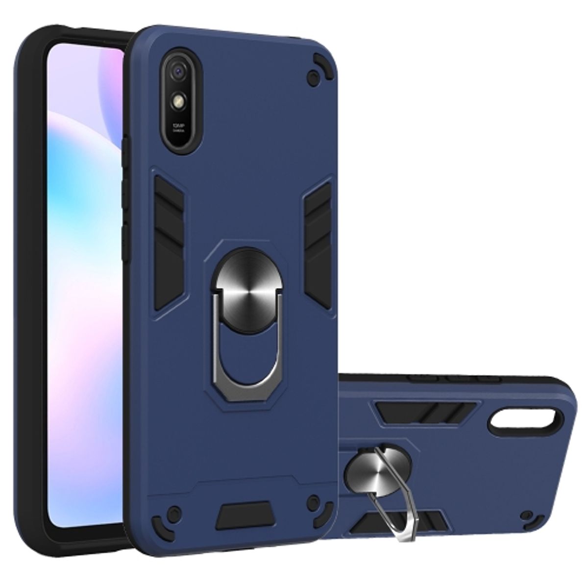 GENERICO - Case funda armor azul xiaomi redmi 9a