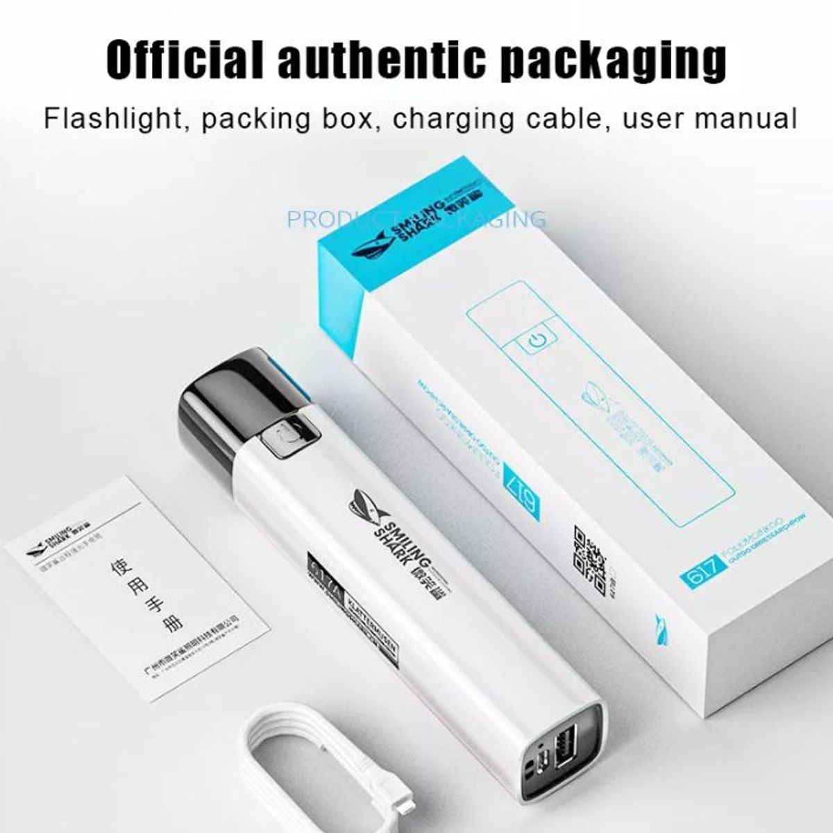 GENERICO - Linterna Led Táctica G3 Ultrabrillante Portátil  Power Bank