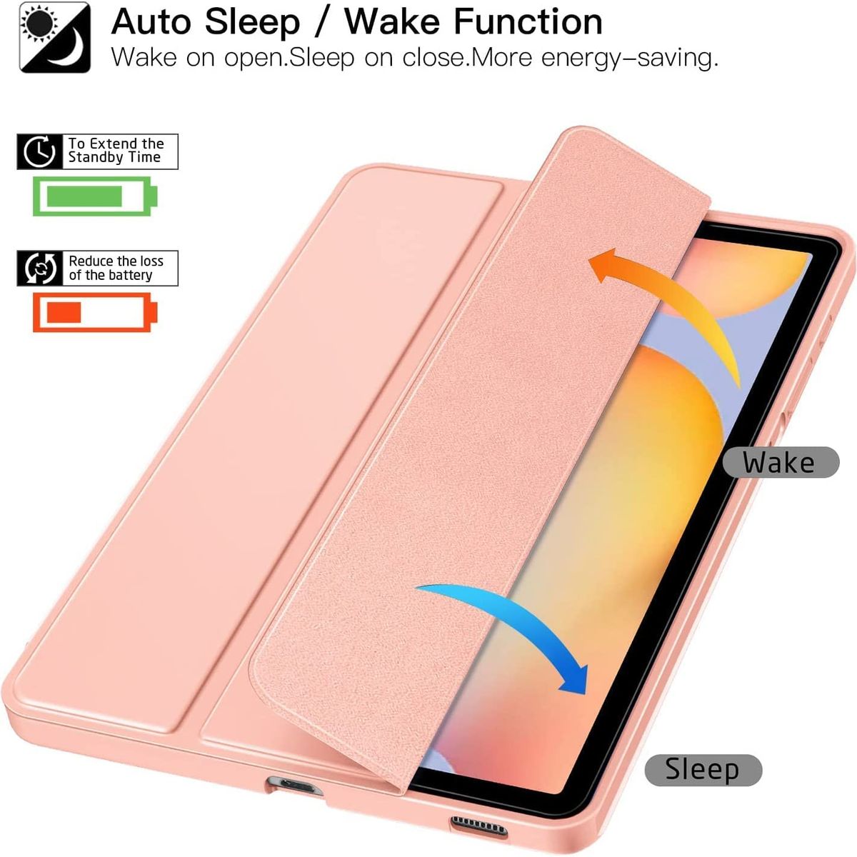 GENERICO - Funda + MICA  Para Samsung Galaxy Tab S6 Lite 10.4 Case Cover