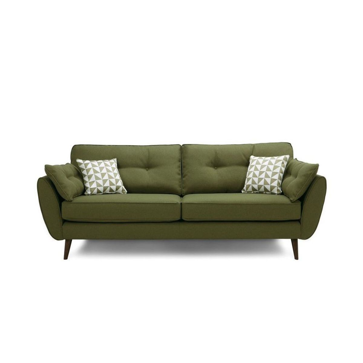 ALTO HOGAR - Sofá Altina 3 Cuerpos Alto Hogar Verde