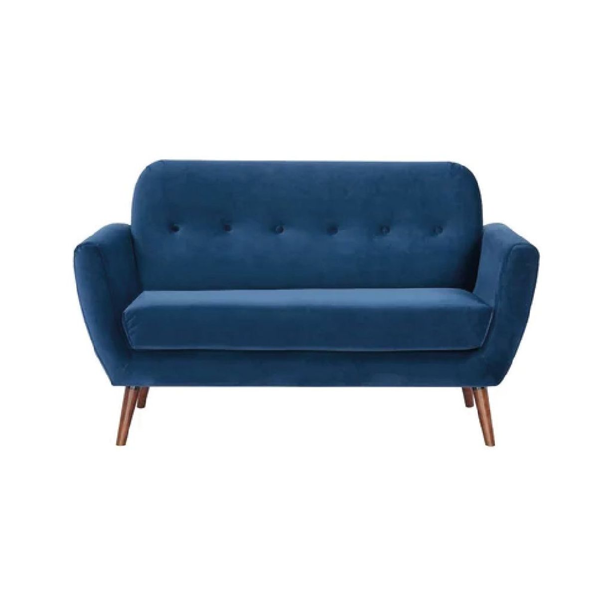 ALTO HOGAR - Sofá Alto Hogar Alysa 2 Cuerpos Azul
