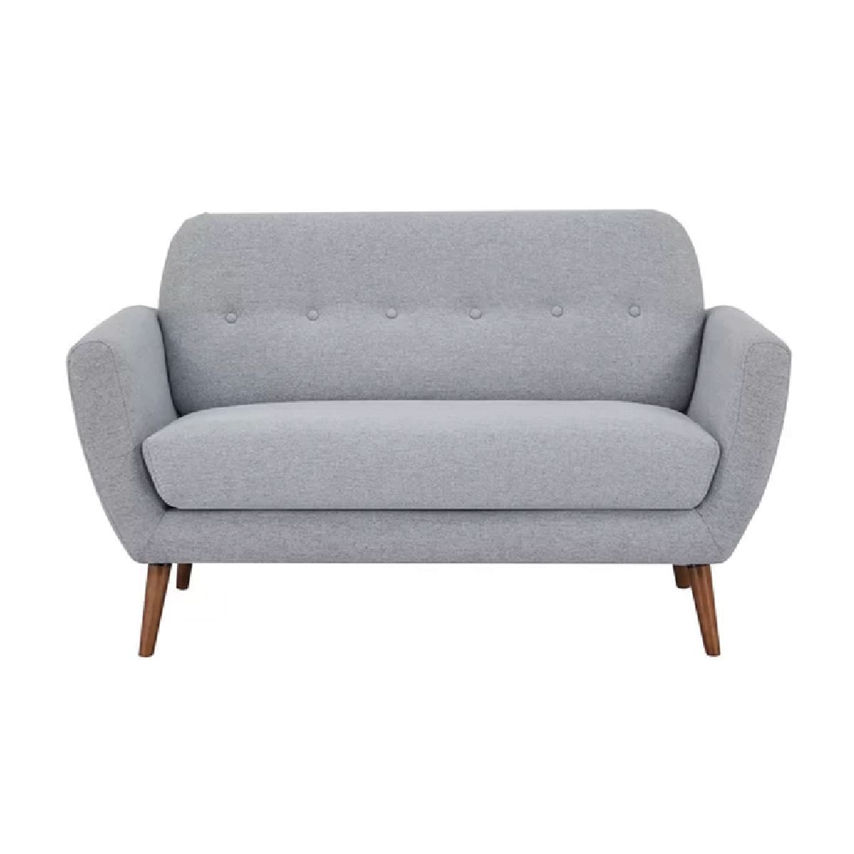 ALTO HOGAR - Sofá Alto Hogar Alysa 2 Cuerpos Gris Claro