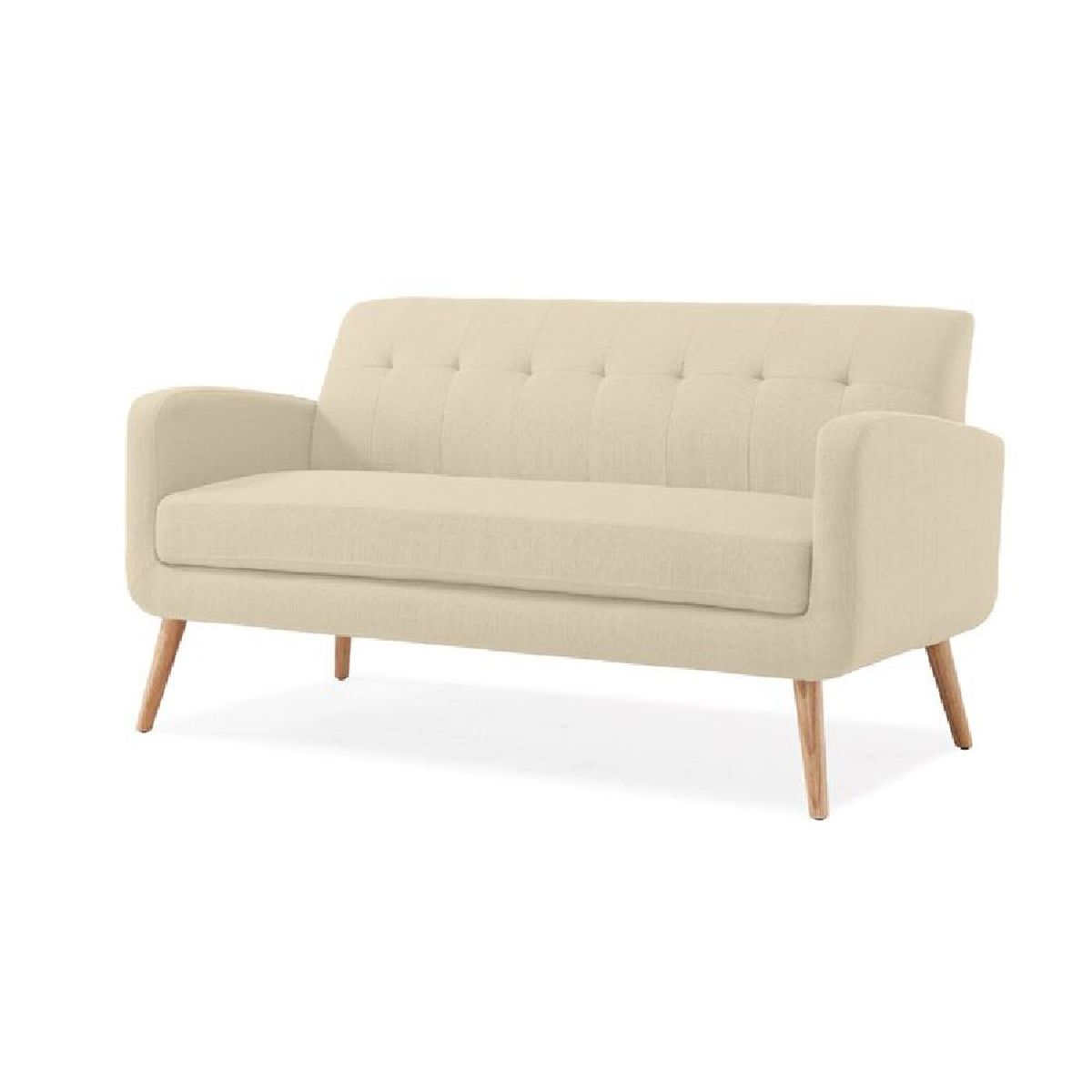 ALTO HOGAR - Sofá Elon 3 Cuerpos Crema