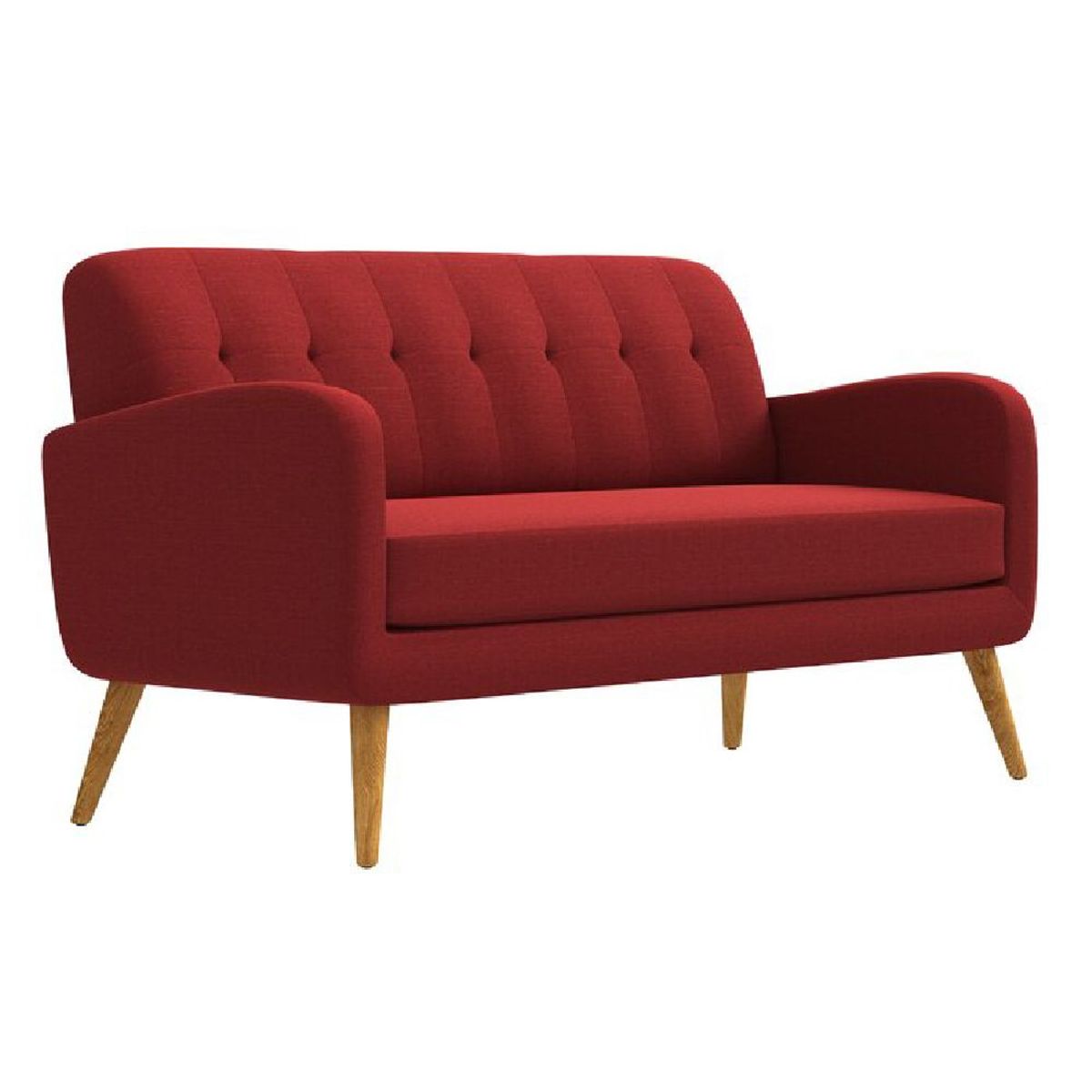 ALTO HOGAR - Sofá Elon 3 Cuerpos Rojo