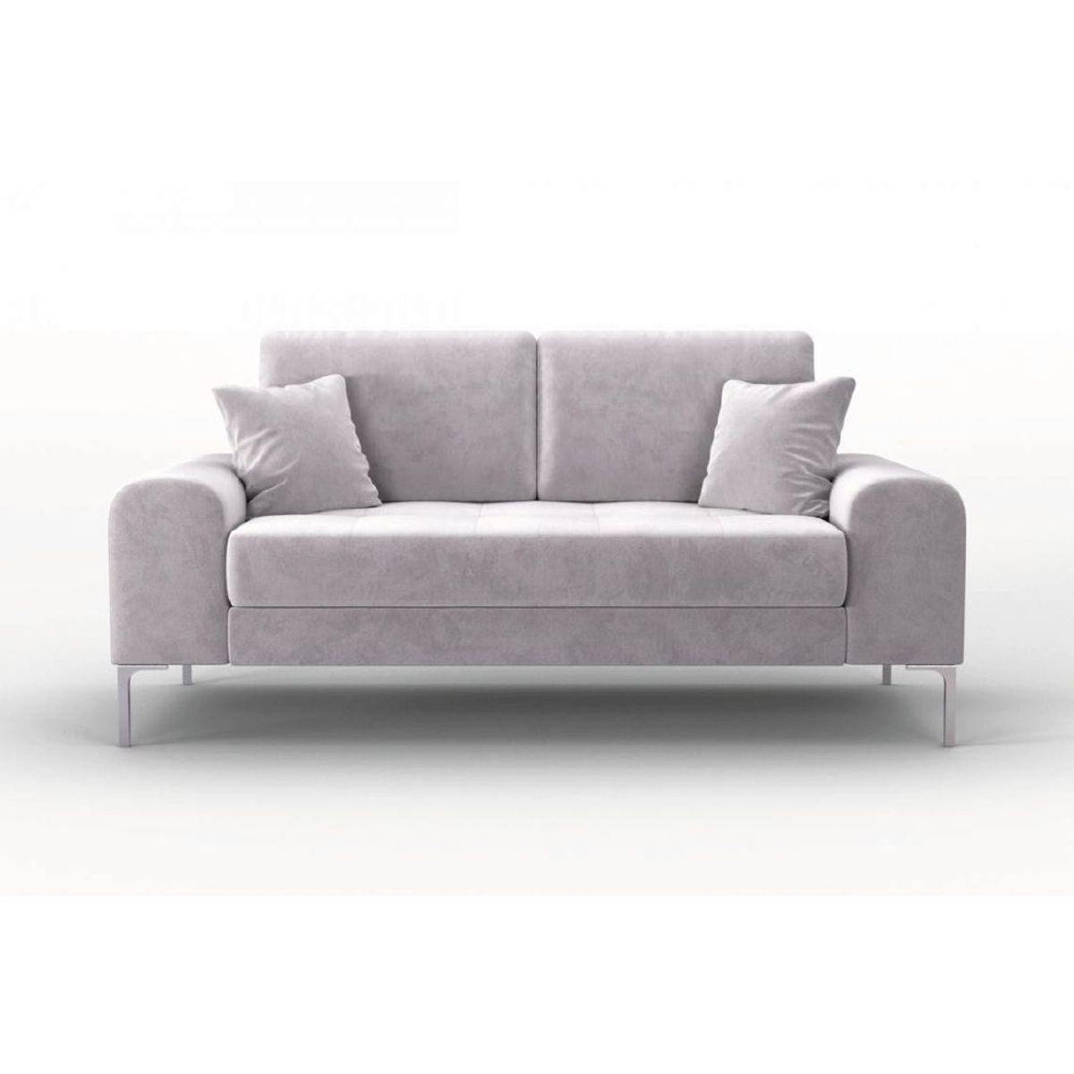 ALTO HOGAR - Sofá Levini 2 Cuerpos Alto Hogar Gris Claro