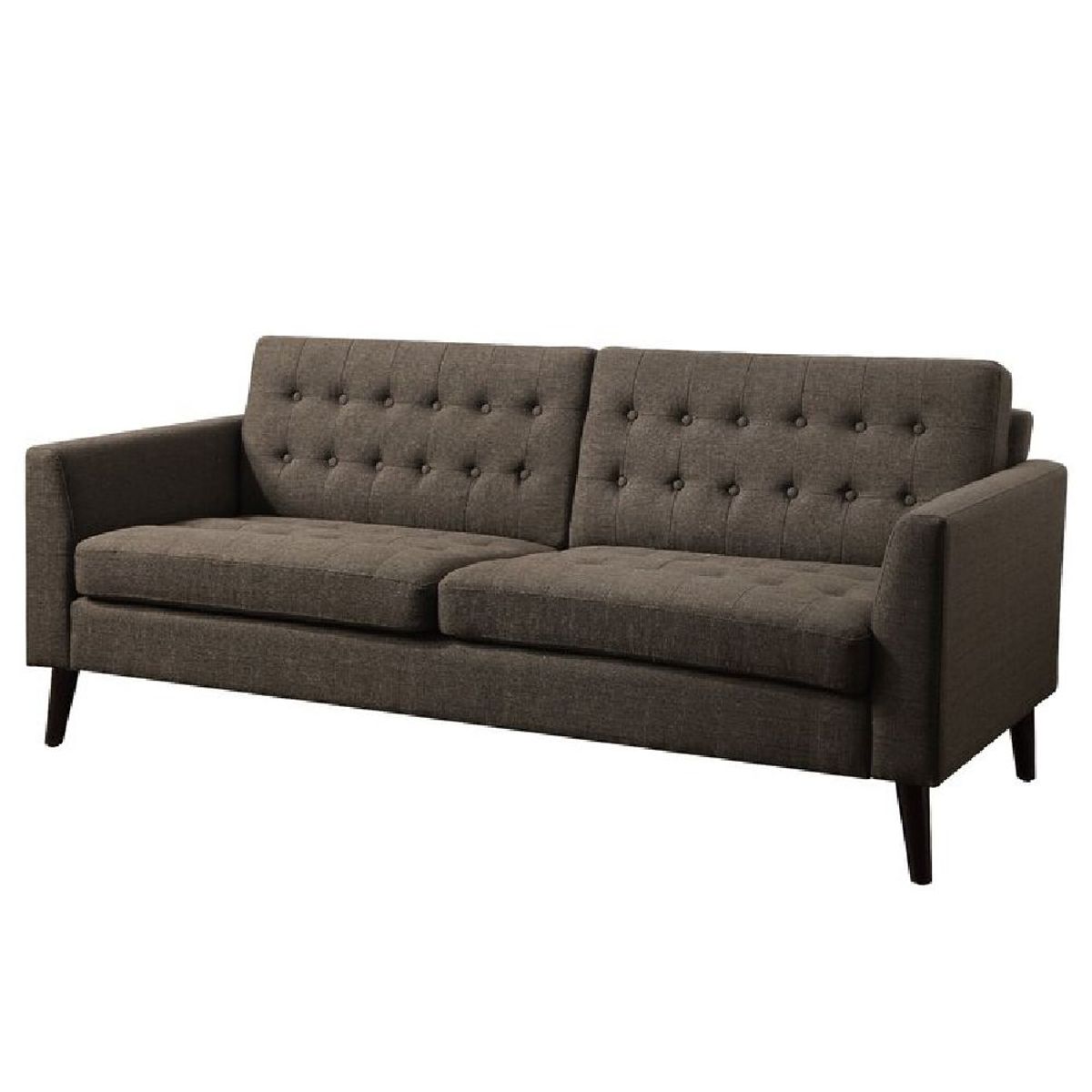 ALTO HOGAR - Sofá Luzhi 3 Cuerpos Marrón