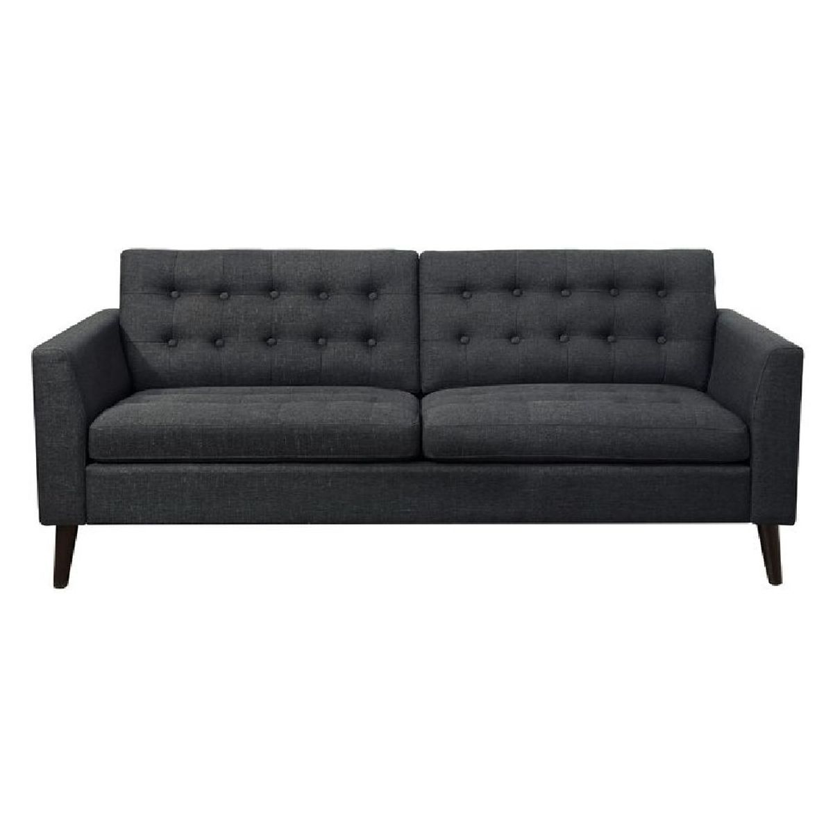 ALTO HOGAR - Sofá Luzhi 3 Cuerpos Negro