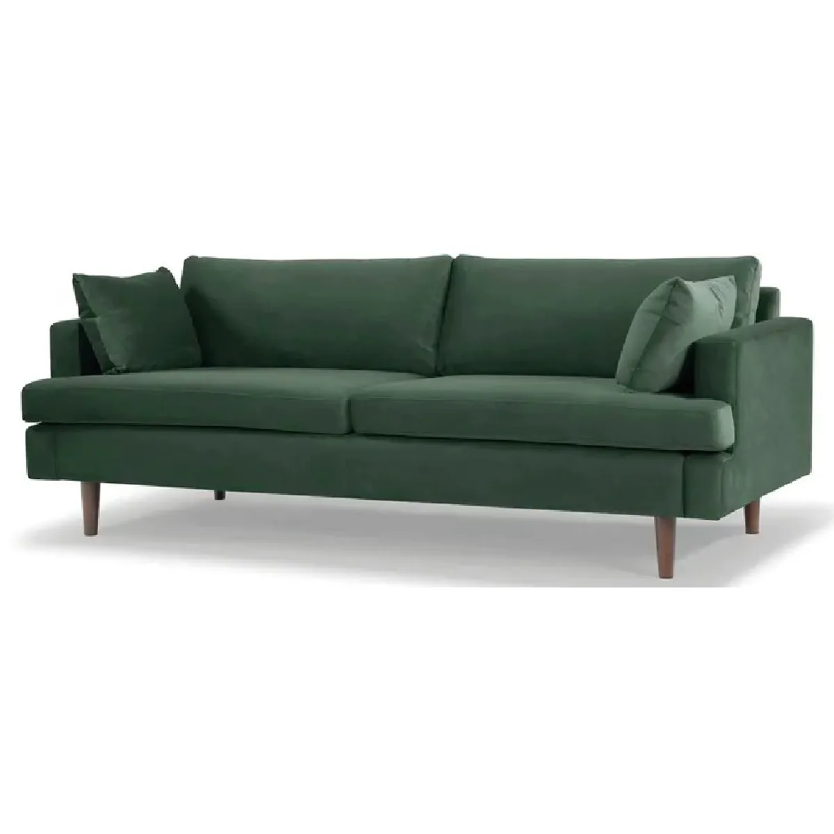 ALTO HOGAR - Sofá Magde 3 Cuerpos Alto Hogar Verde Botella