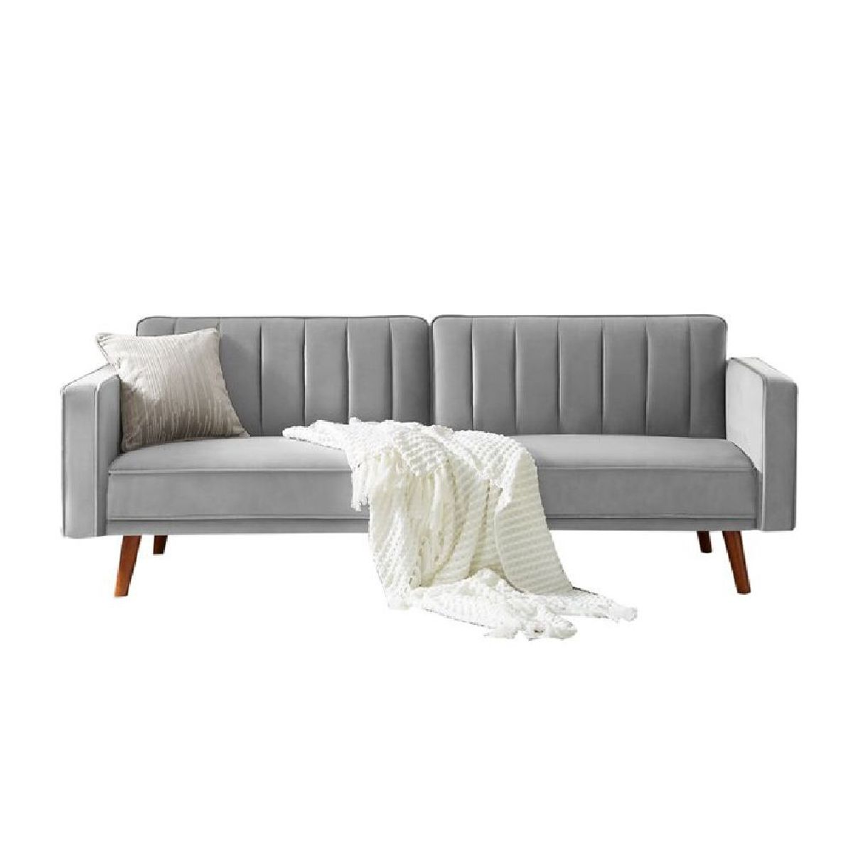 ALTO HOGAR - Sofá Pia 3 Cuerpos Gris