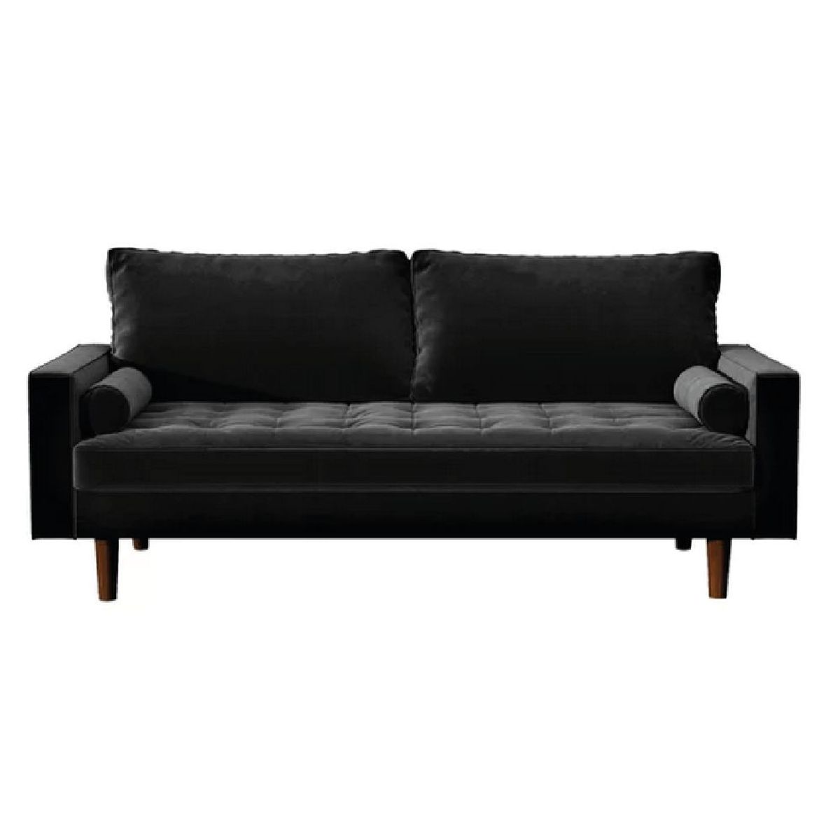 ALTO HOGAR - Sofá Pierre 3 Cuerpos Alto Hogar Negro