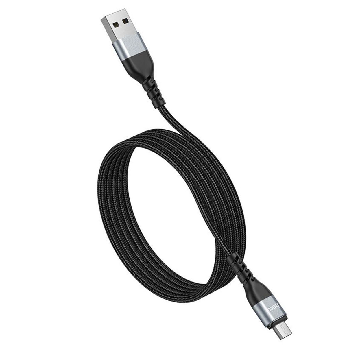 HOCO - Cable USB A Micro USB V8 Hoco U96 Negro De Calidad y Durabilidad