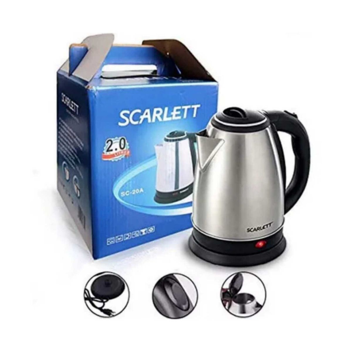 GENERICO - Hervidor Eléctrico Scarlett