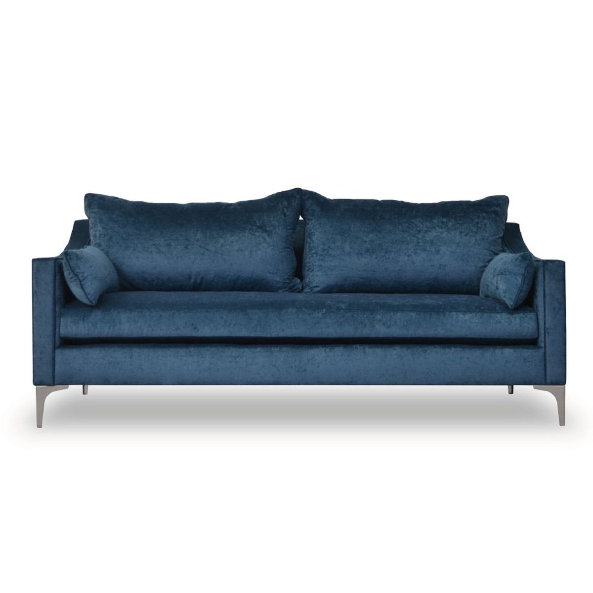 ALTO HOGAR - Sofá Rogelia 3 Cuerpos Alto Hogar Azul Noche