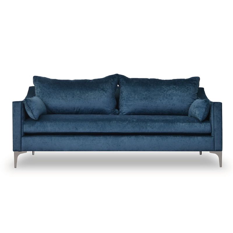 ALTO HOGAR - Sofá Rogelia 3 Cuerpos Alto Hogar Azul Noche