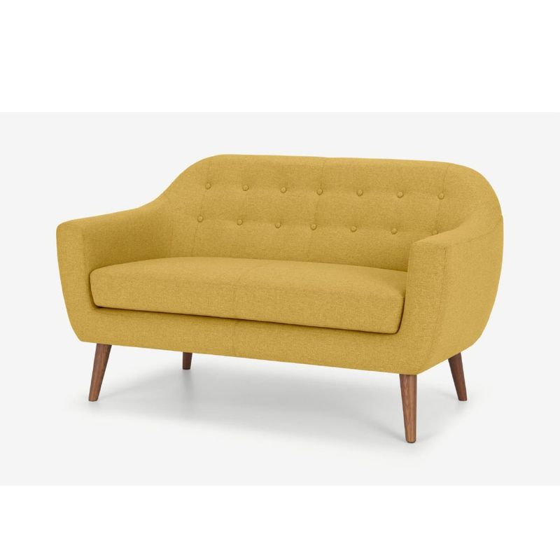 ALTO HOGAR - Sofá Shaun 3 Cuerpos Mostaza