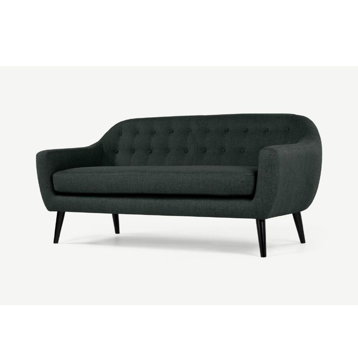 ALTO HOGAR - Sofá Shaun 3 Cuerpos Negro