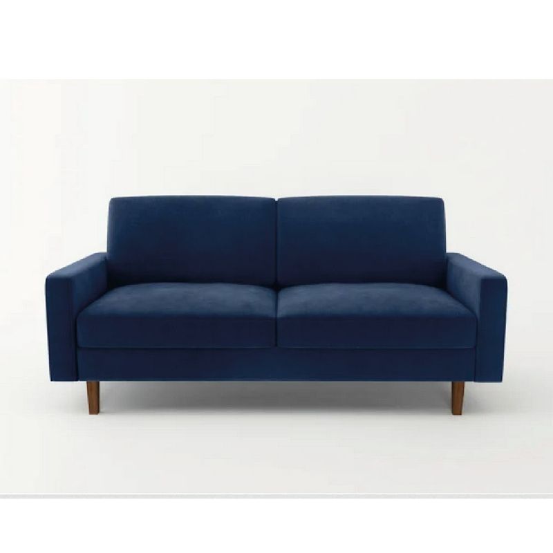 ALTO HOGAR - Sofá Soledad 3 Cuerpos Alto Hogar Azul Cobalto