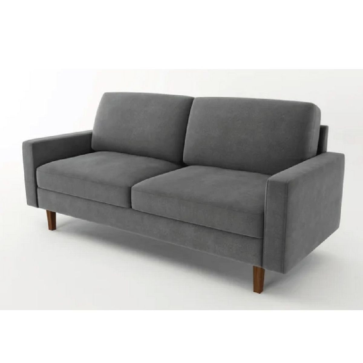 ALTO HOGAR - Sofá Soledad 3 Cuerpos Alto Hogar Gris Oscuro