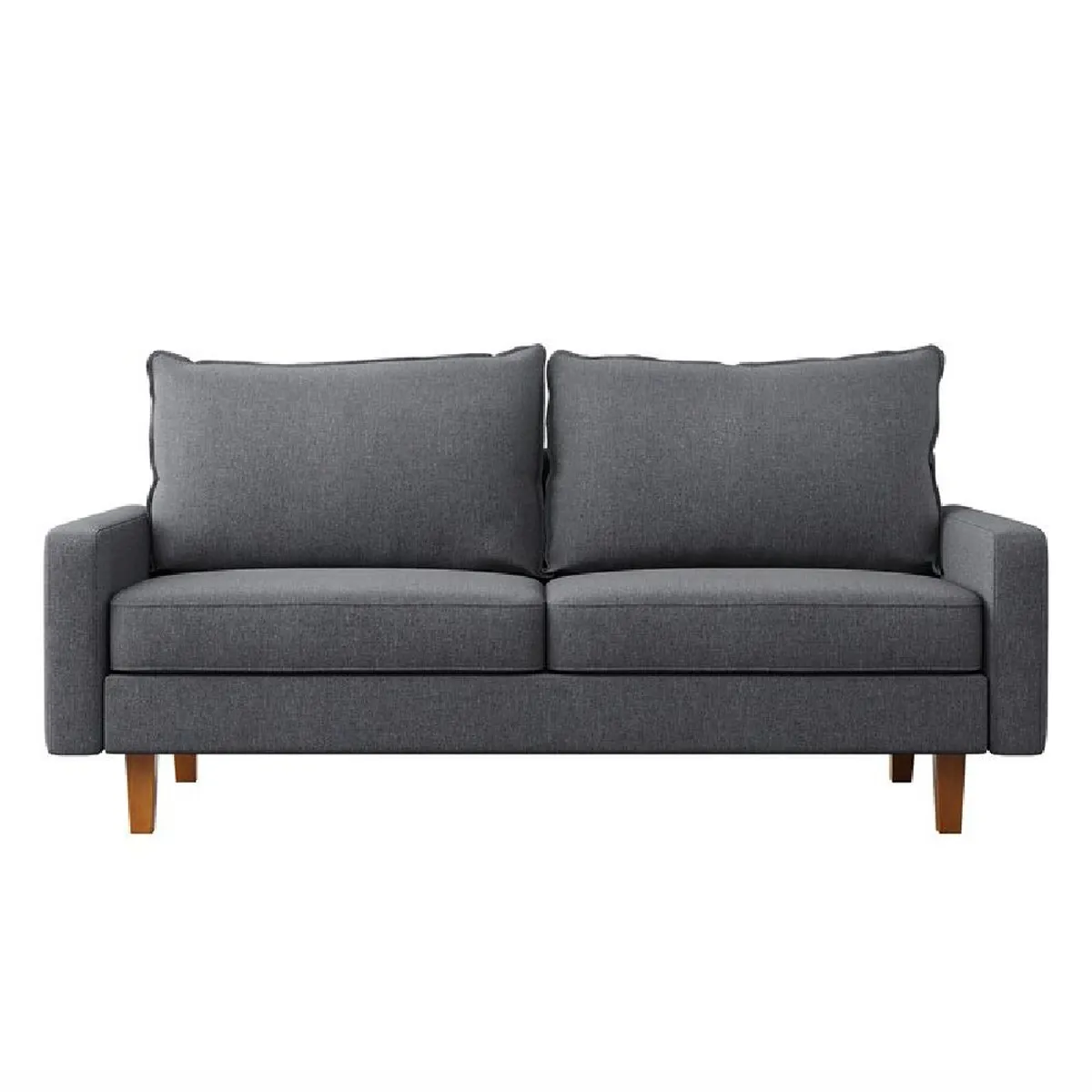 ALTO HOGAR - Sofá Vianne 3 Cuerpos Gris Oscuro