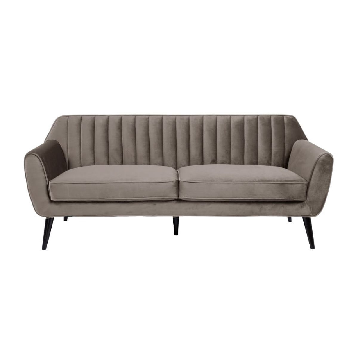 ALTO HOGAR - Sofá Vintage Mya 3 Cuerpos Gris