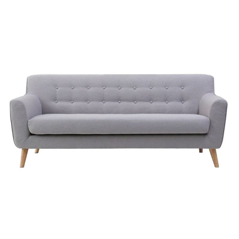 ALTO HOGAR - Sofá Wine 3 Cuerpos Alto Hogar Gris Claro