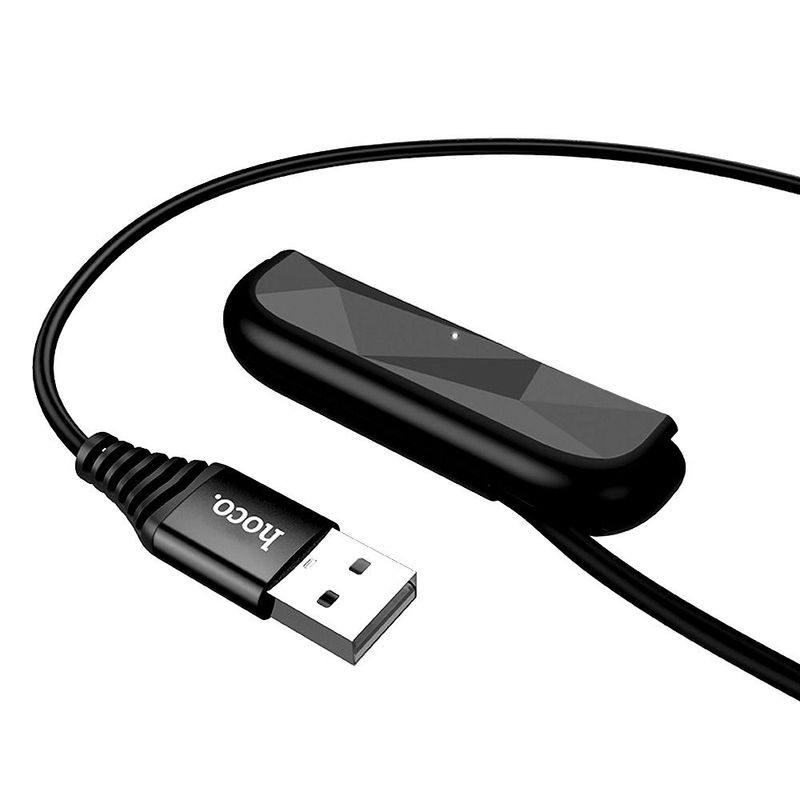 HOCO - Cable USB a Lightning con Soporte 12m Hoco U66 Negro De Alta Calidad