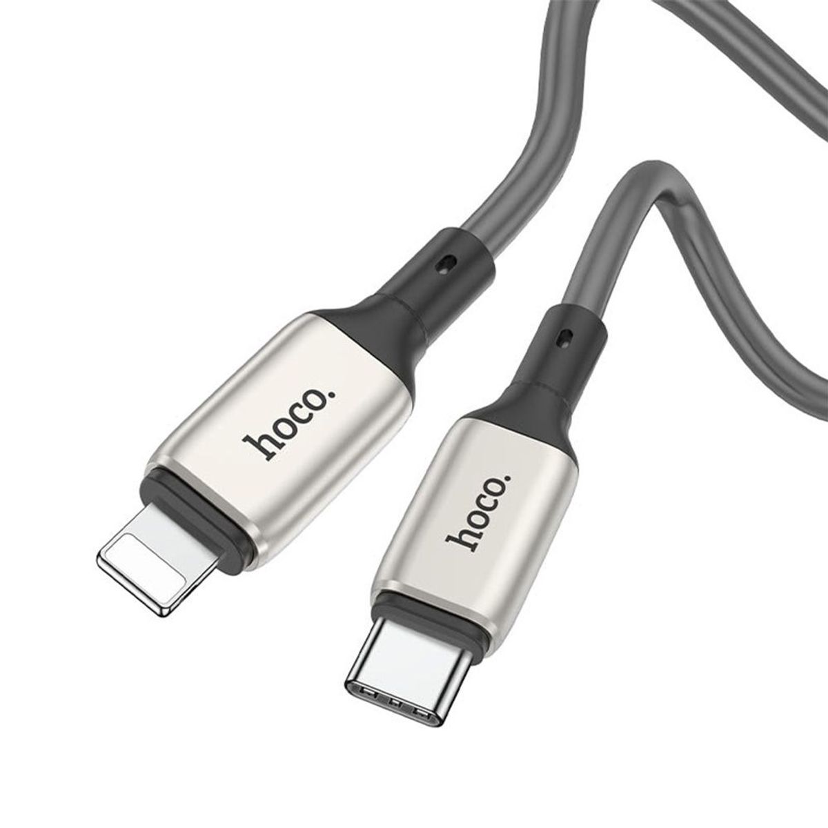 HOCO - Cable De Datos Tipo C a Lightning 20W 1m Hoco X66 Negro de Alta Calidad