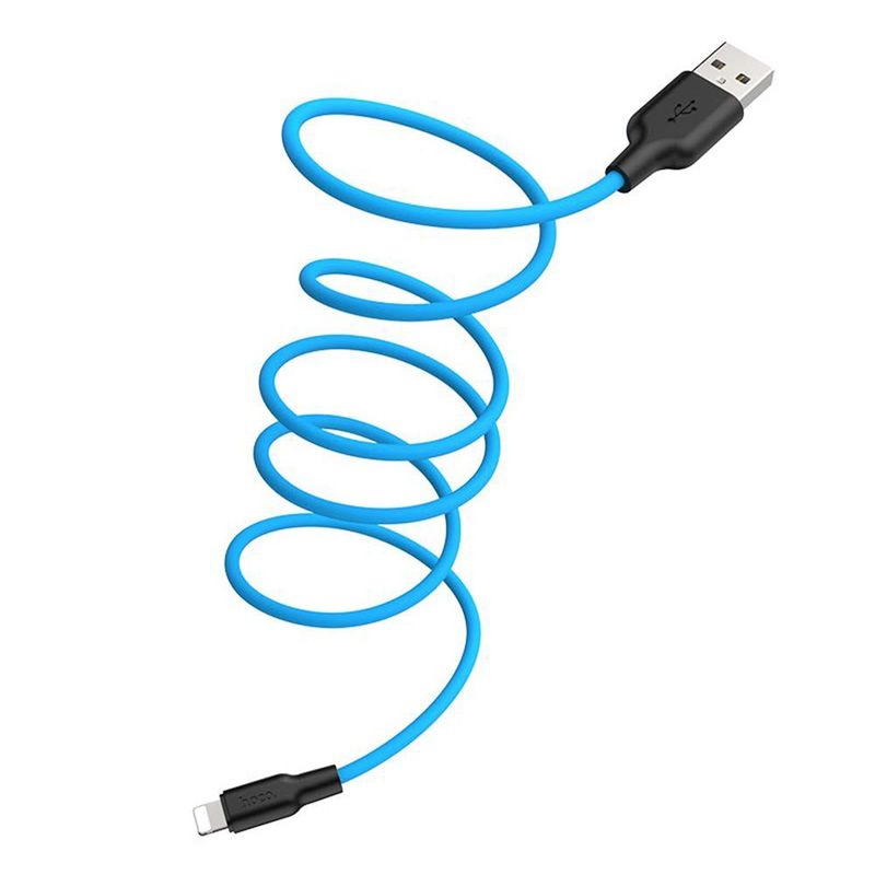 HOCO - Cable USB a Lightning 1m Hoco X21 Negro de Calidad y Durabilidad