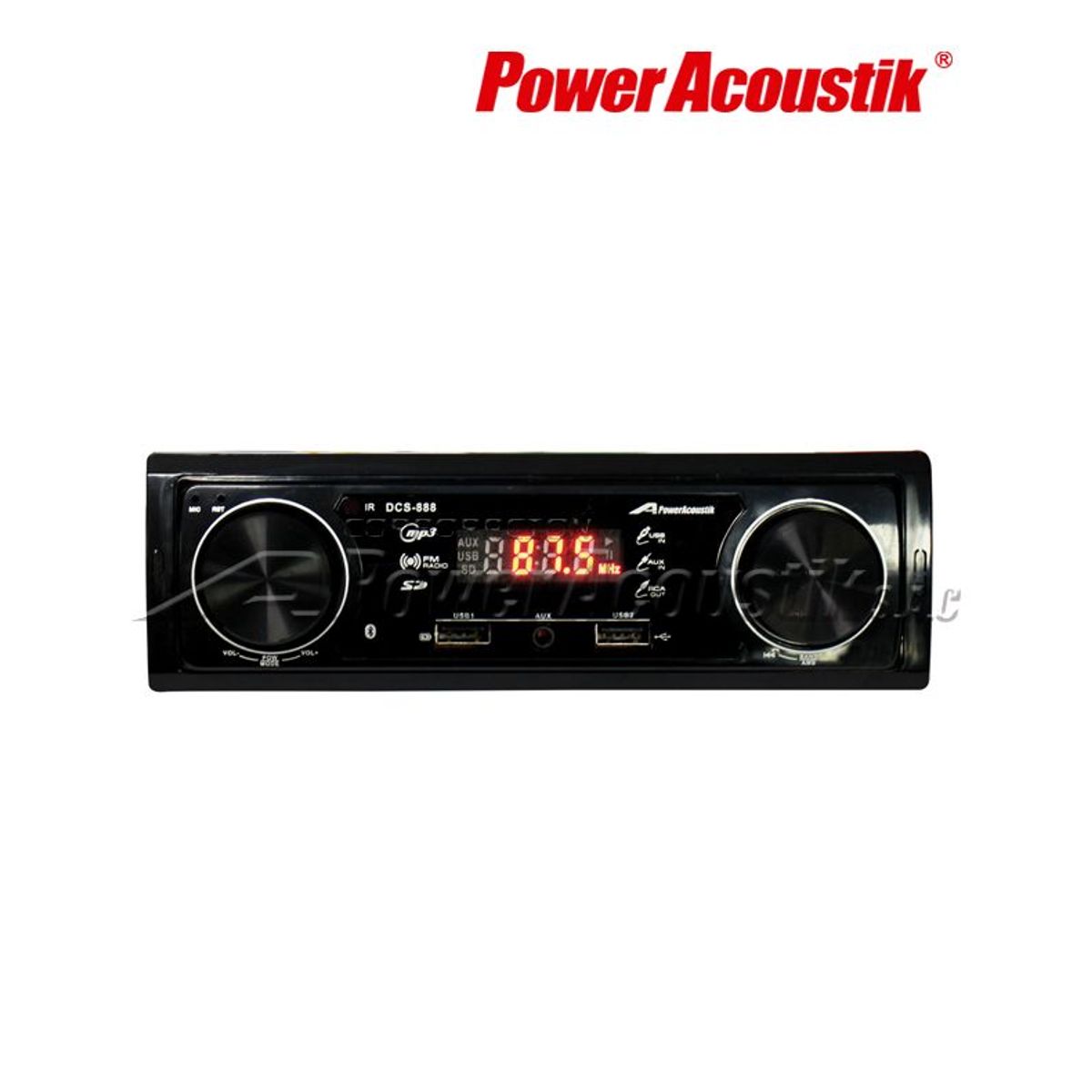 POWER ACOUSTIK - Power Acoustik Autoradio DCS-888