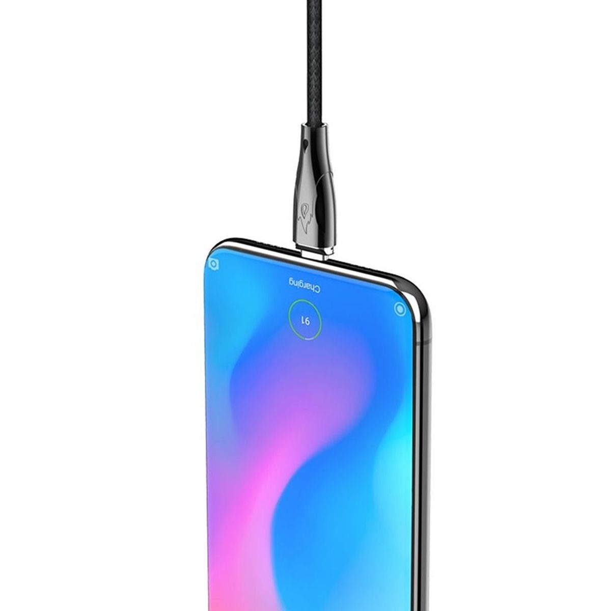 HOCO - Cable Magnético USB a Tipo C 12m Hoco U75 Negro De Calidad