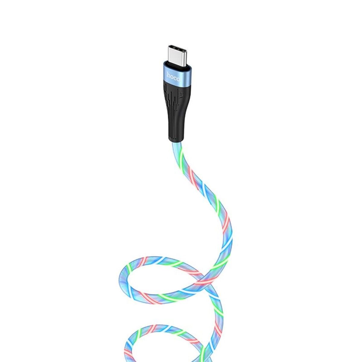 HOCO - Cable USB a Tipo C 1m Hoco U85 Azul De Alta Calidad y Durabilidad