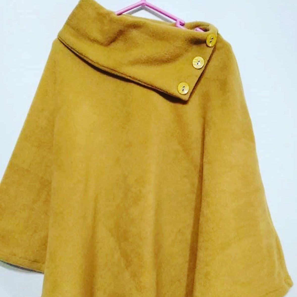 GENERICO - Poncho Polar para Mujer - Cuello Volcado