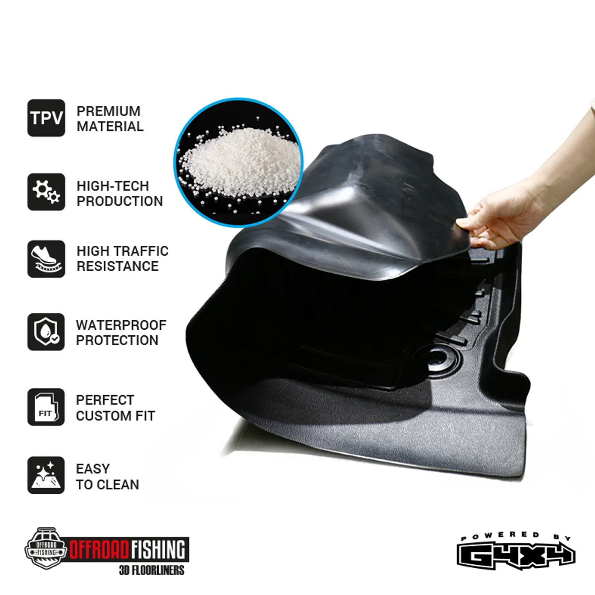 POWERED BY G4X4 GLOBAL 4 X 4 PE - PISOS TIPO BANDEJA PREMIUM TOYOTA RUSH 2017-2023