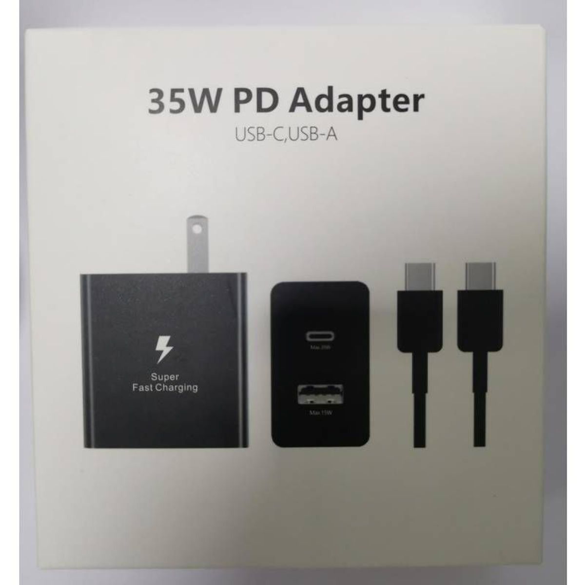 CARGADOR 35W DUO TIPO C  GALAXY GENERICO- CAJA, marca GENERICO - Foto Principal