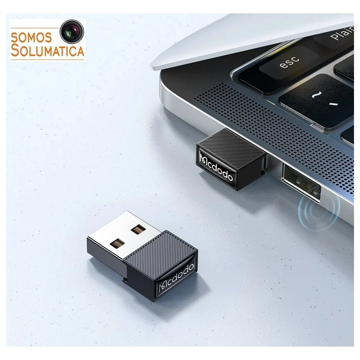 MCDODO - Receptor Bluetooth Usb - MCdodo - Pc, Laptop - Hasta 7 Dispositivos