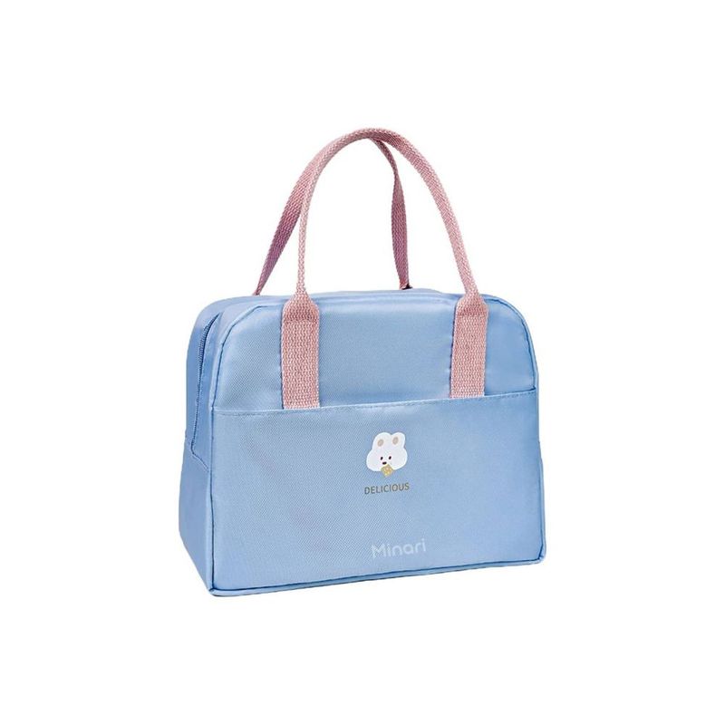 GENERICO - Lonchera Termica de Alimento y Bebidas Celeste