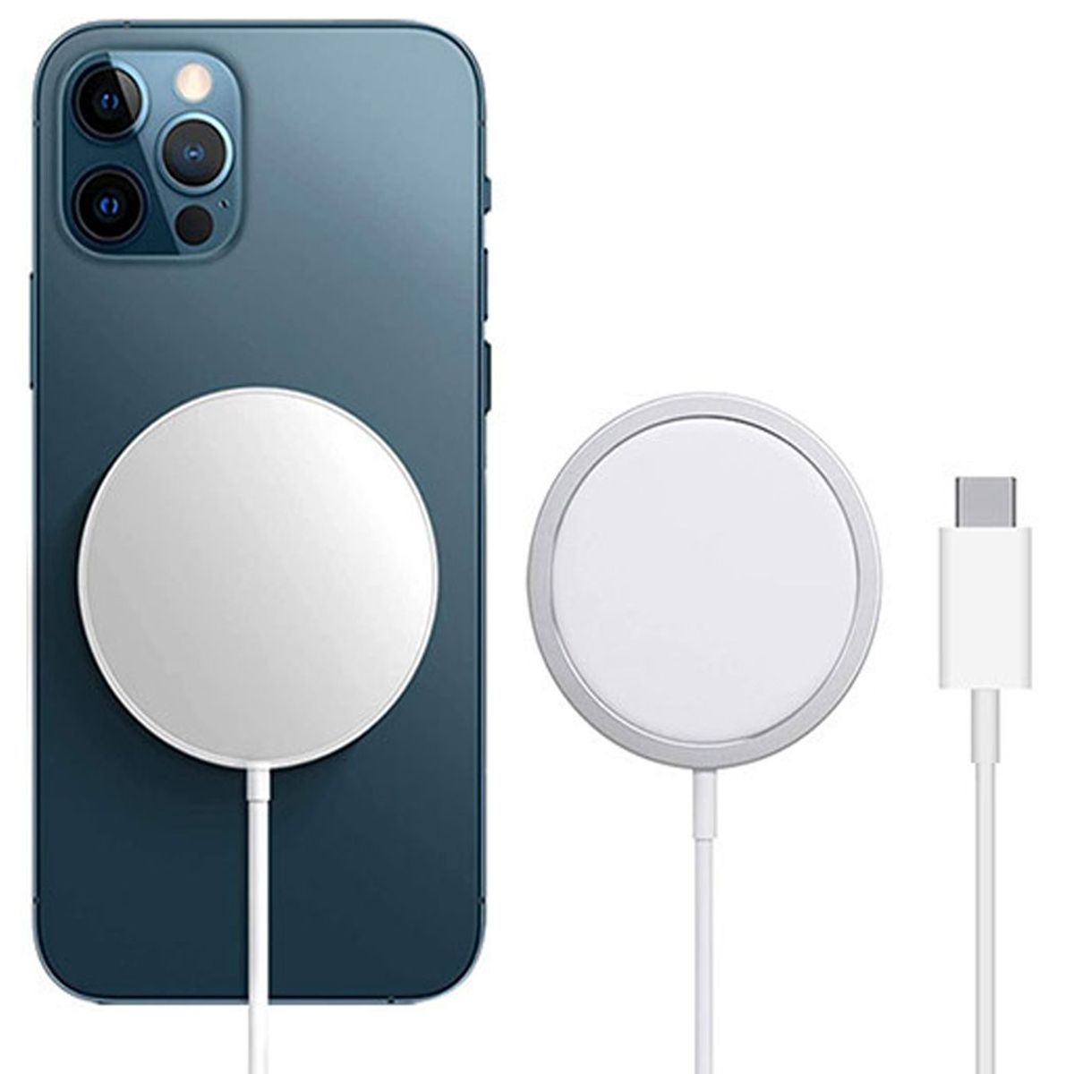 GENERICO - Case Space Magnetic Wireless Charger iPhone 13 Pro Max Transparente…