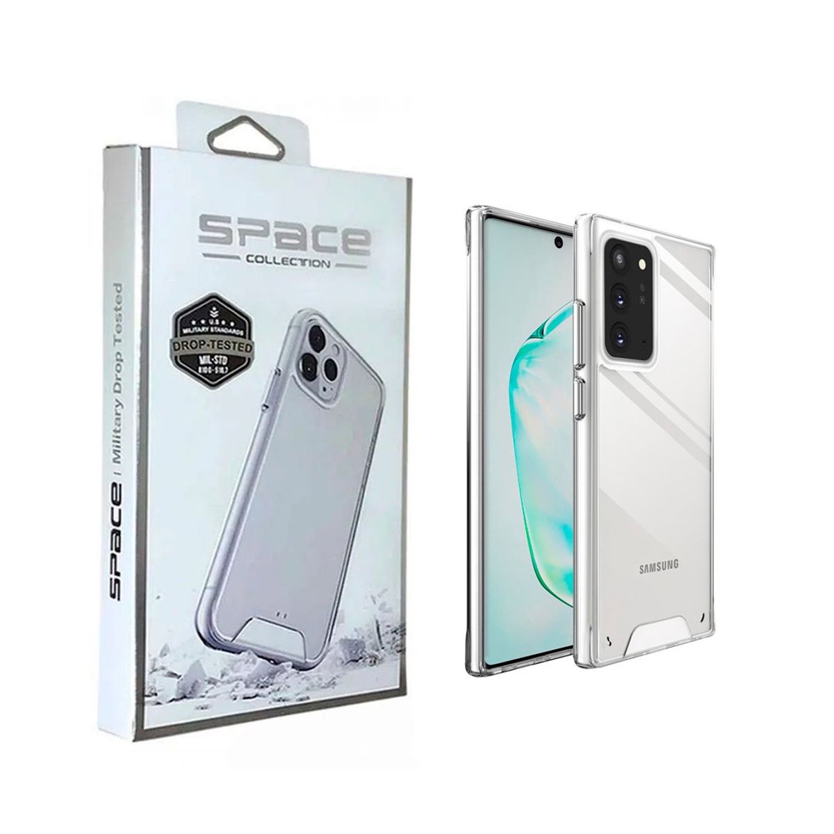 GENERICO - Case Space Anticaida Samsung A72 Transparente