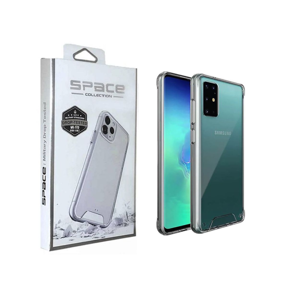 GENERICO - Case Space Anticaida Samsung S20 Plus Transparente