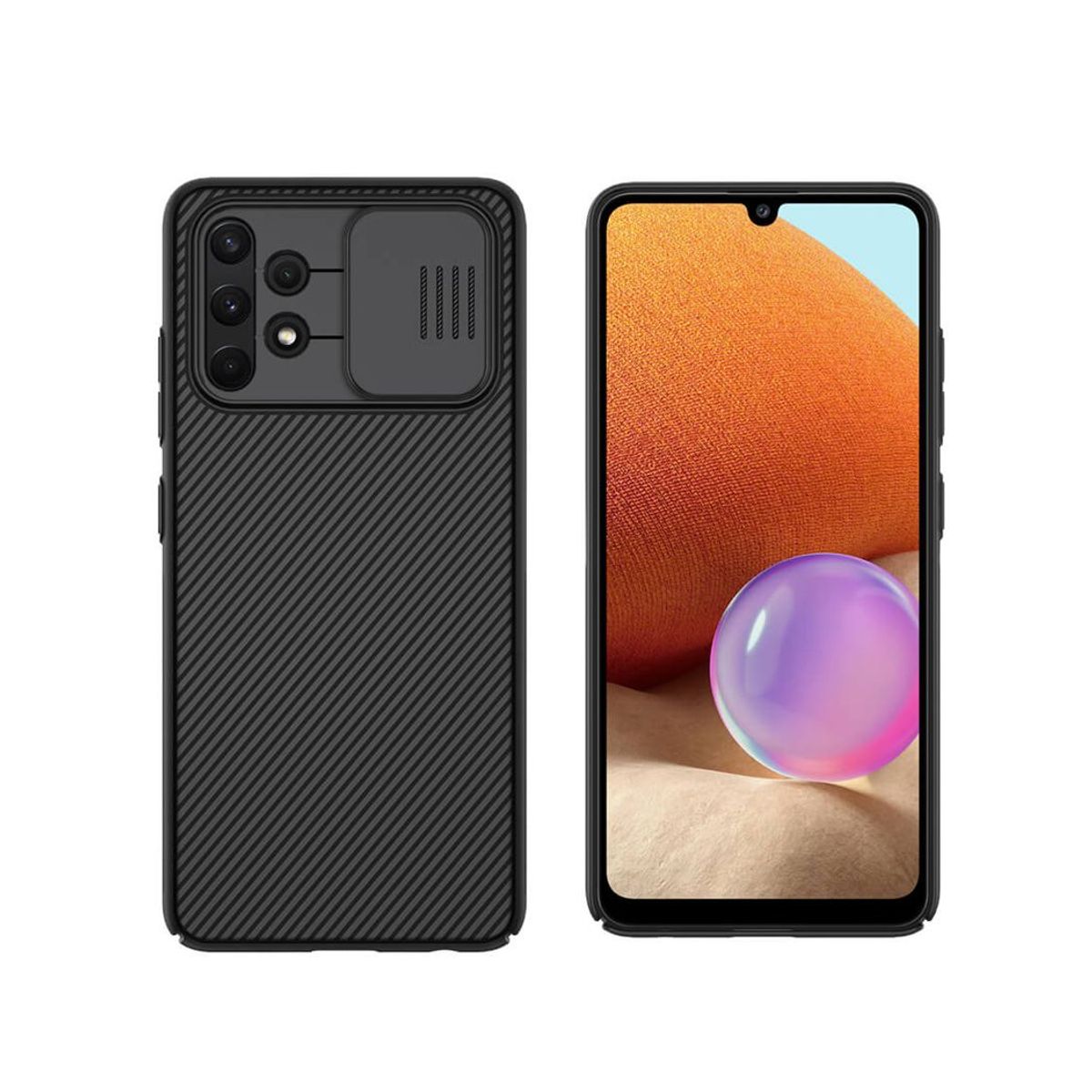 NILLKIN - Case Nillkin Samsung A32 Camshield Funda Híbrida