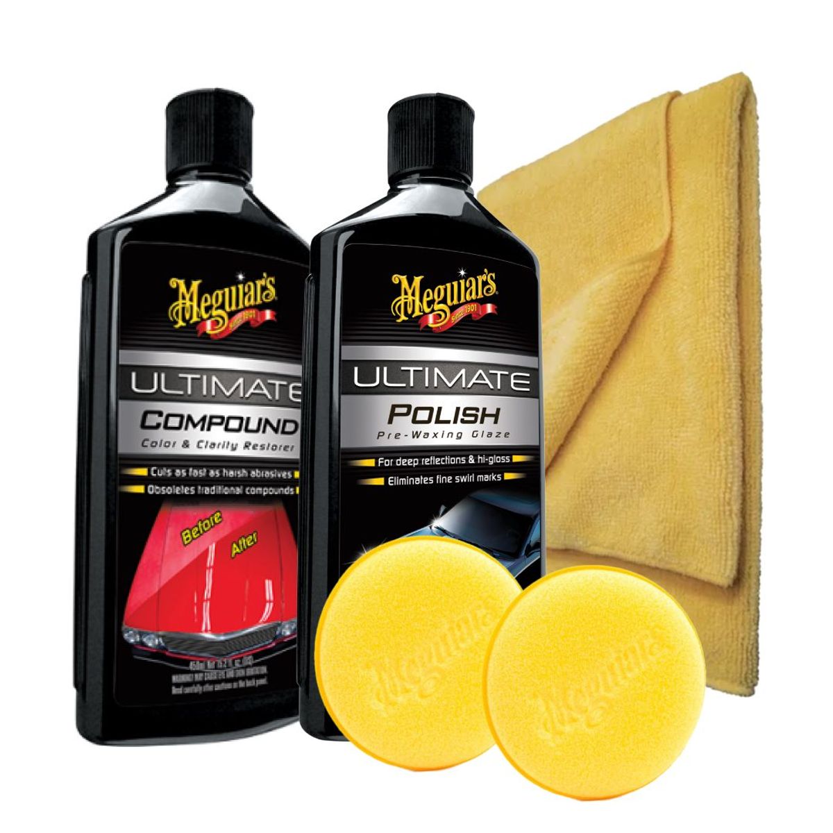MEGUIARS - Meguiars Kit Tratamiento de Pintura Ultimate
