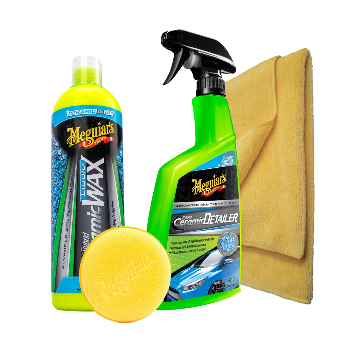 MEGUIARS - Meguiars Kit Protección Cerámica Híbrida para Auto