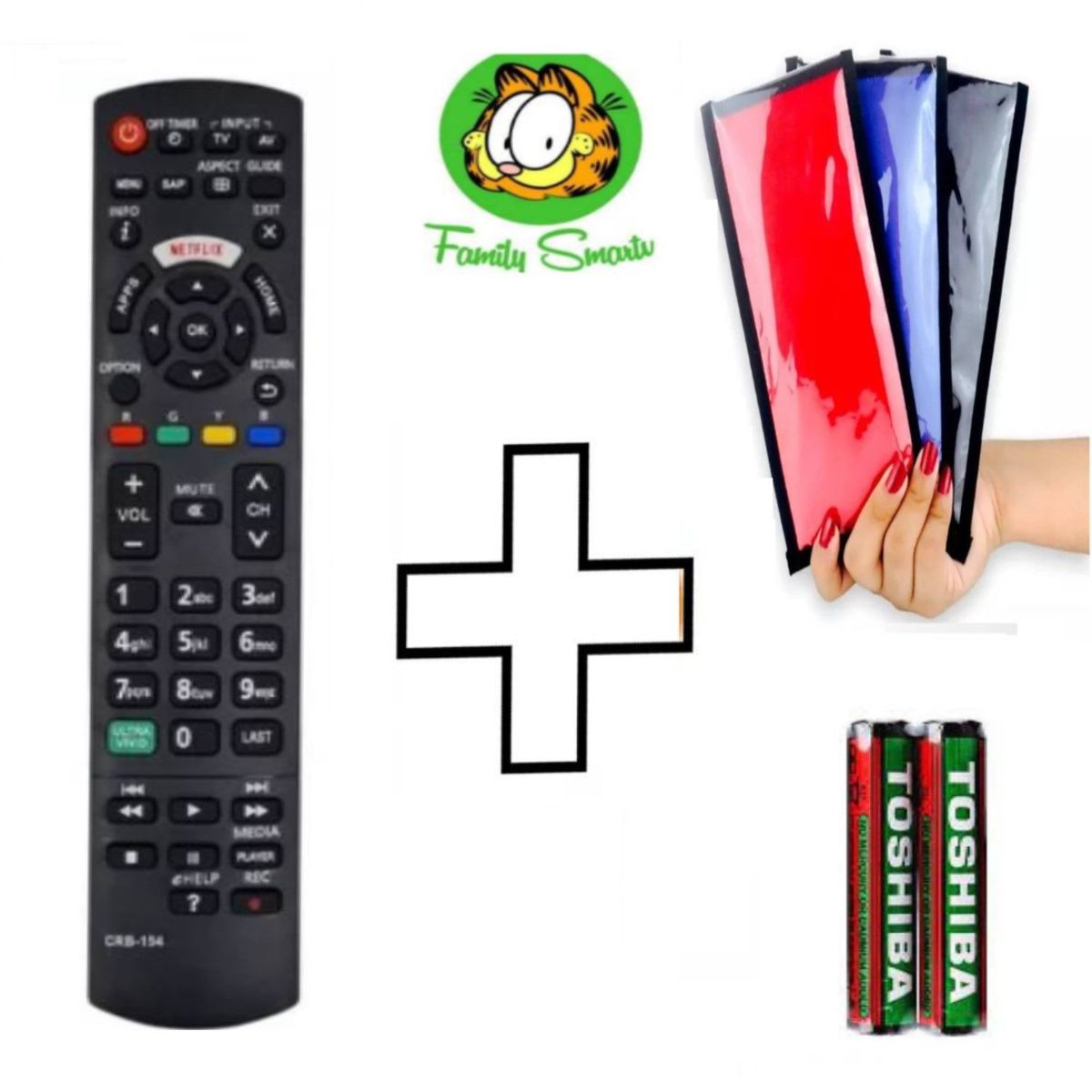 GENERICO - CONTROL REMOTO GENERICO PANASONIC VIERA PARA TV SMART  Funda